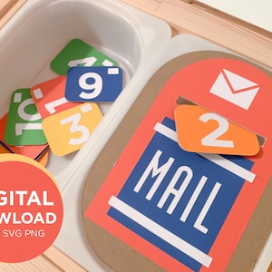Flisat Trofast Mailbox pretend play Cricut SVG downloadable file Printable