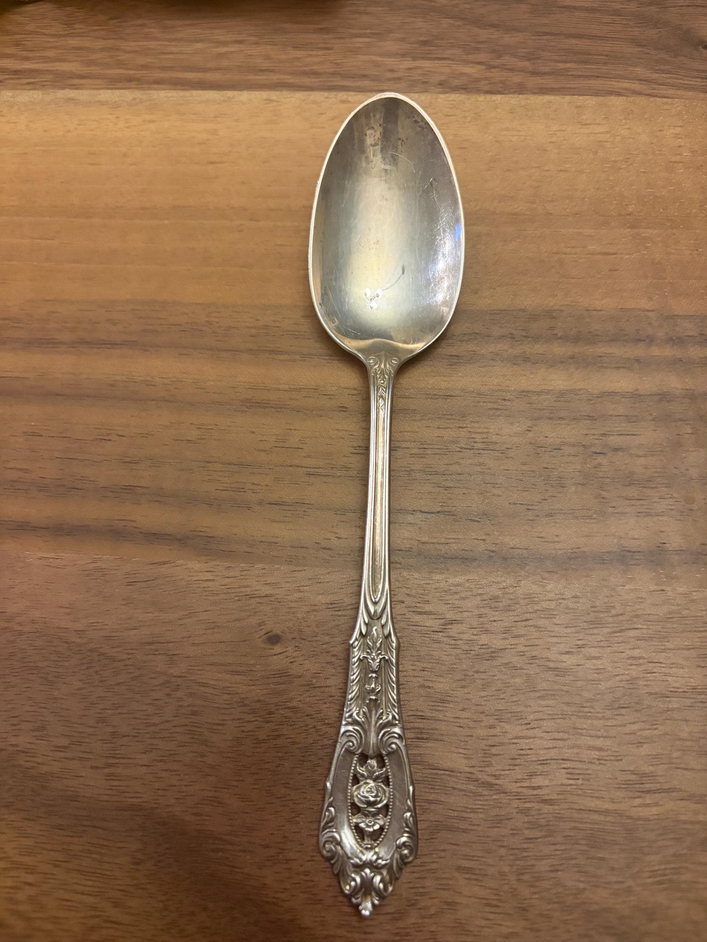 Sterling Silver Rose Flatware - Etsy