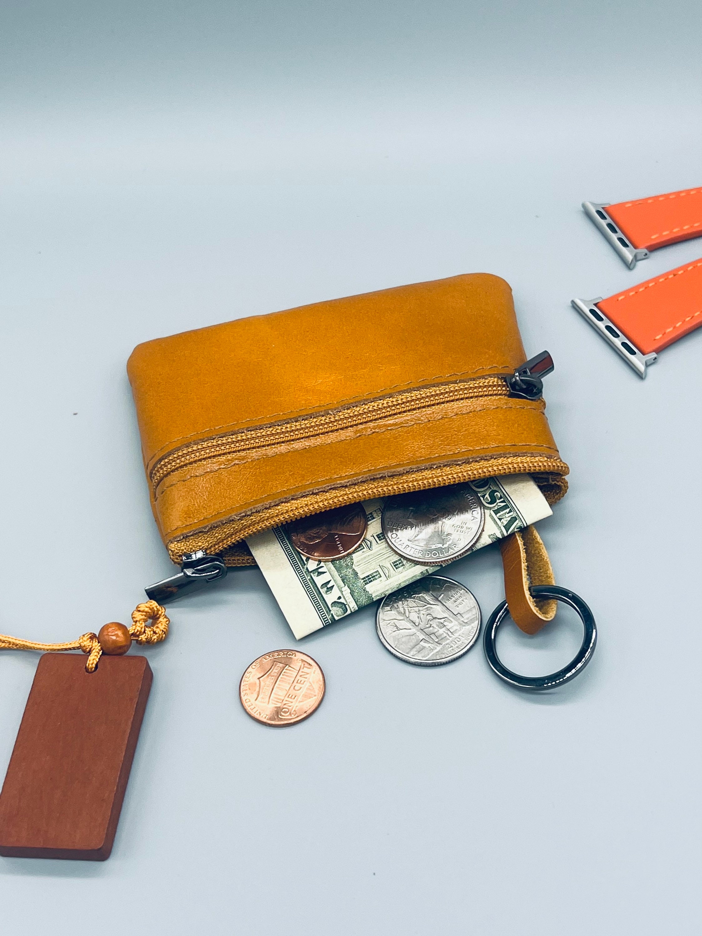 2022 Vintage Coin Bag For Men Genuine Leather Coin Purses Card Wallet  Cowhide Men's Mini Wallet Simple Women's Leather Bag