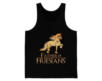 Father Of Friesians Unisex Jersey Tank