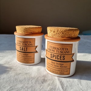 Terracotta spice jars cheap