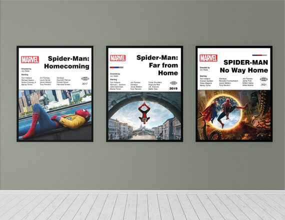 SPIDER-MAN POSTER Homecoming Far From Home No Way Home - Etsy