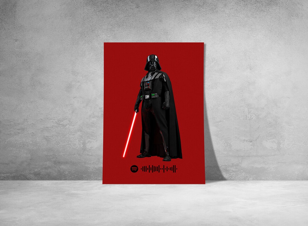 DARTH VADER POSTER Star Wars Poster Digital Art Printable Art Wall Art ...