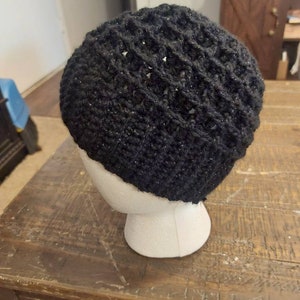 Messy Bun Alpaca Hat