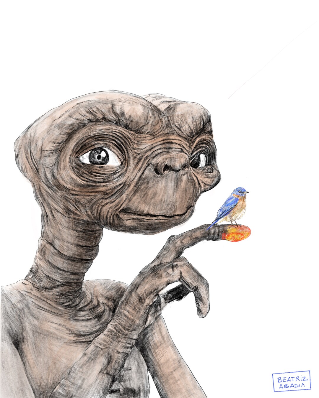 E.T. the Extra Terrestrial Movie Sticker Etsy