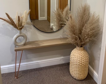 Low Console Table Hallway Table Narrow Table Hairpin Legs L