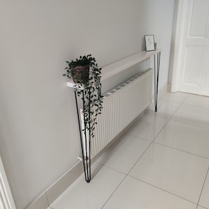 Radiator console 2024 table white