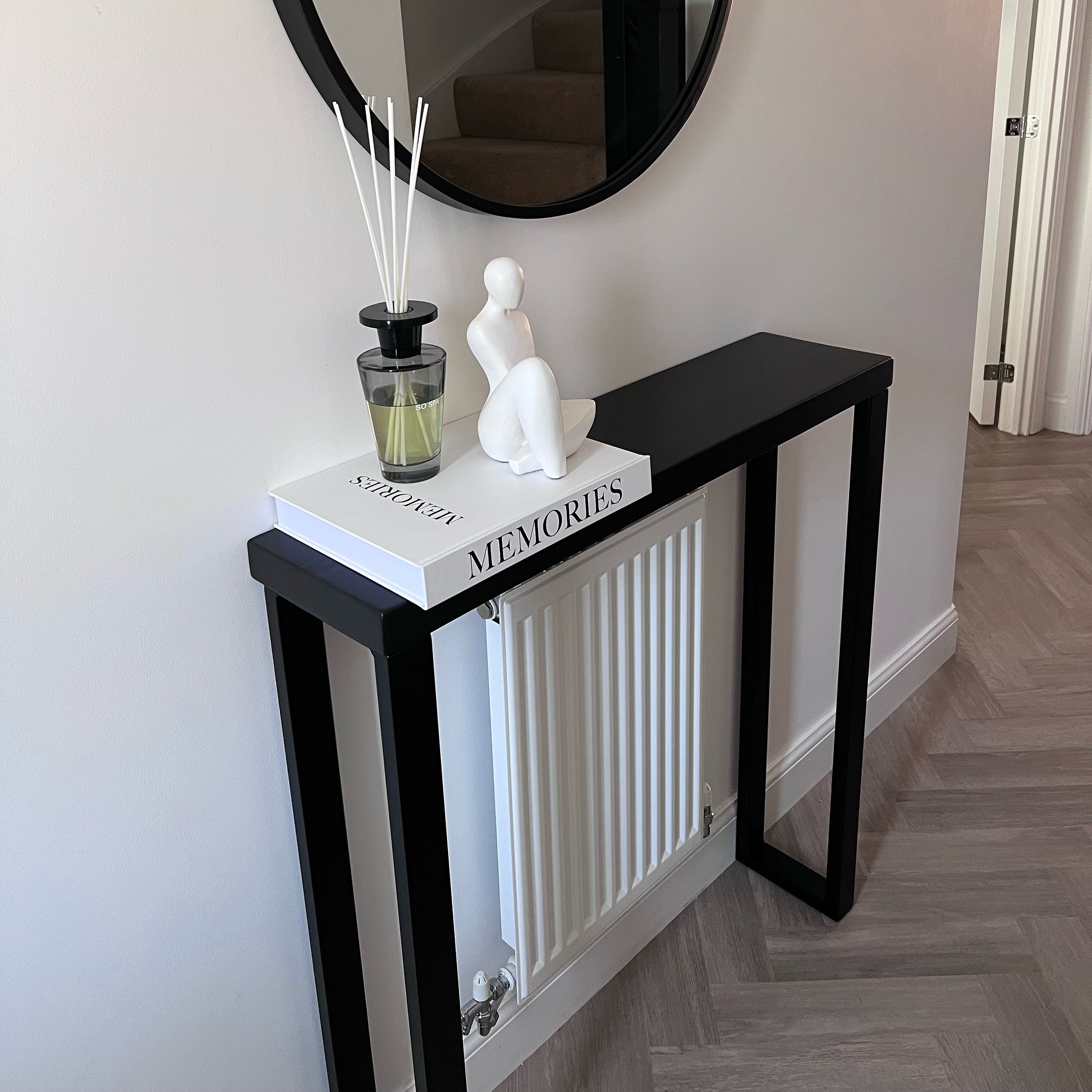Hallway table 2024 black legs