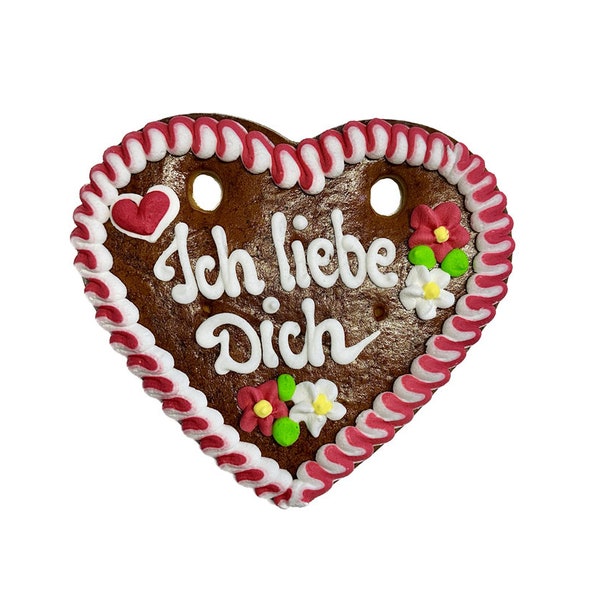 Lebkuchenherz 100 Gramm mit individuellem Text , 17 cm mit Wunschtext