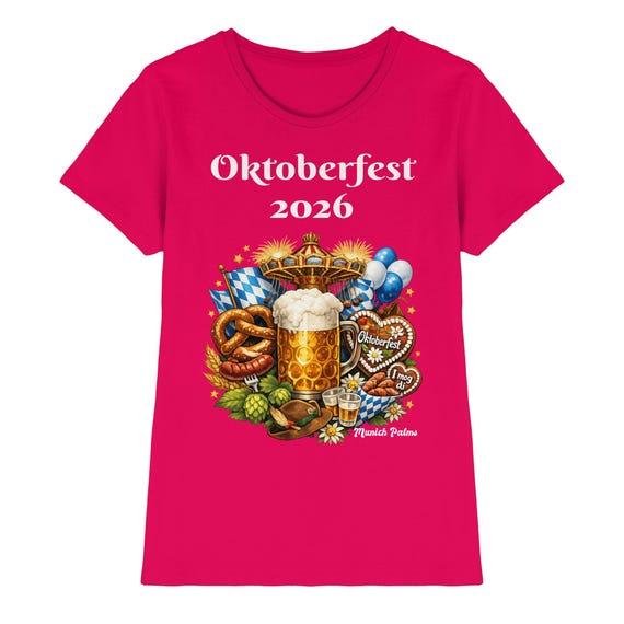 Oktoberfest 2026 Munich Design - Ladies Premium Shirt