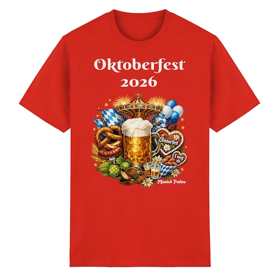 Oktoberfest 2026 Munich Design - Heavy Cotton T-Shirt