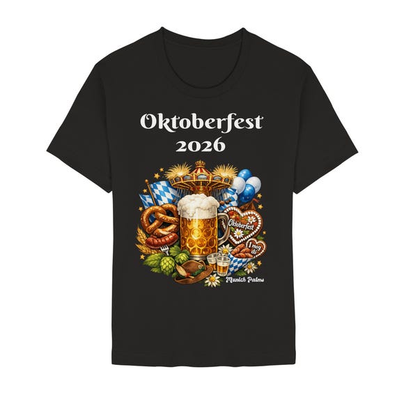 Oktoberfest 2026 Munich Design - Unisex Essential Premium Shirt