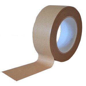 3 rolls of Strong Paper Packaging Tape 48mm x 50m - Kraft Tape