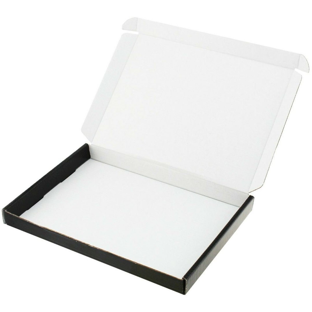 600 X A6/C6 Black Coloured Large Letter Boxes Royal Mail Postal