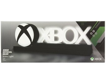 Personalised X Box X Box One Logo LED Colour Kids/Teens Gamers Bedside Lamp 