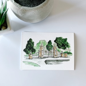 MSU Gate Print, Murray KY, Murray State Gate,Murray State Art, jporiginals