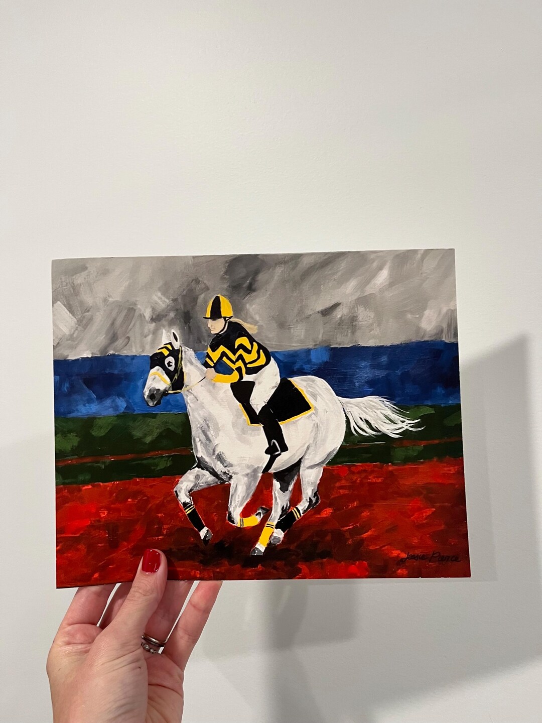 Murray State Racer Graphics Design Murray State Racer One “on the Track” ,MSU Horse Art Print, Murray Ky ...