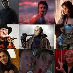 Carta de personagem de terror digital personalizada