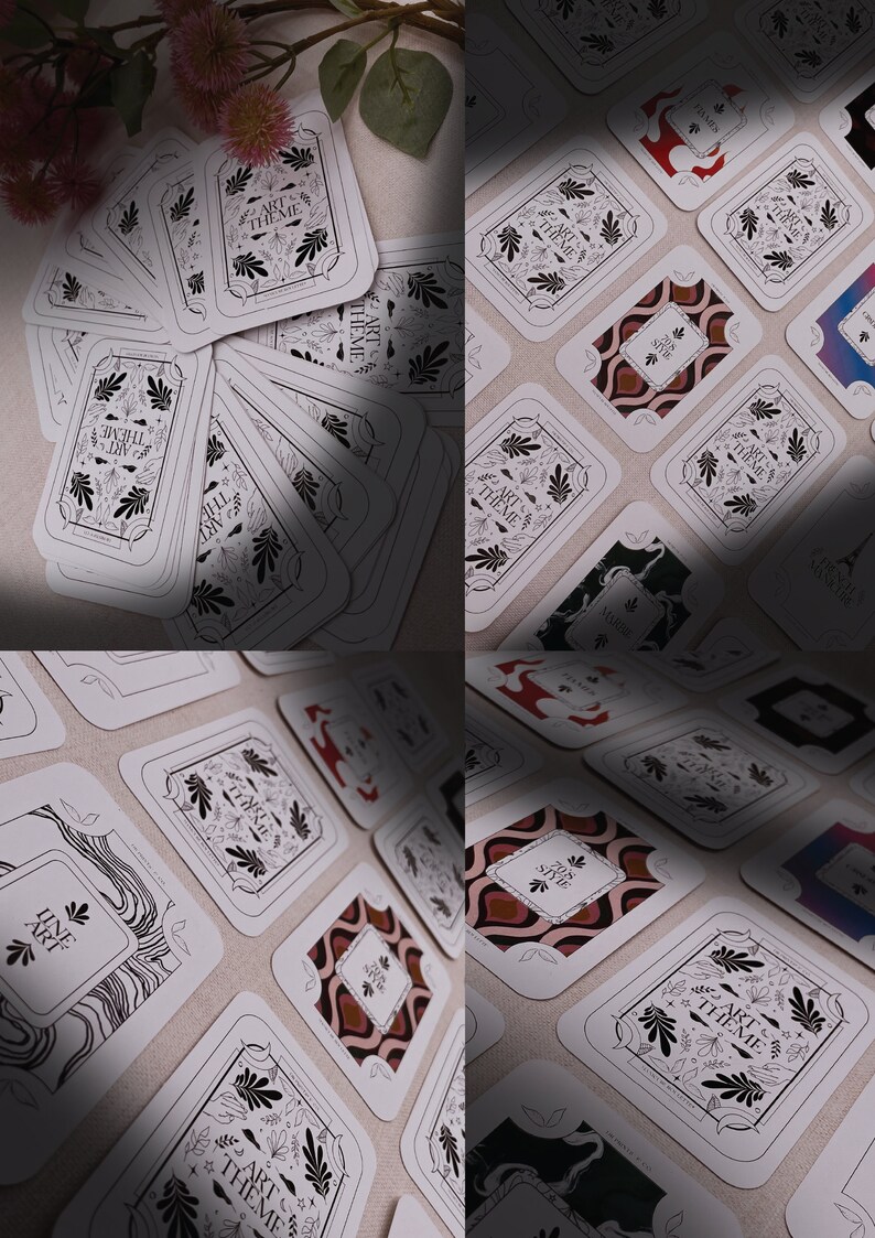 Manicure Roulette Select A Deck Art Theme. the Original Nail Etsy