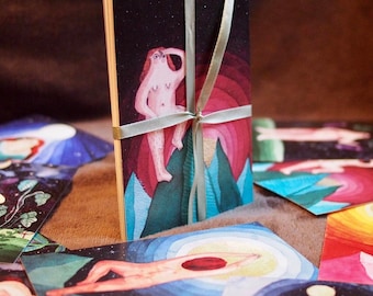 tarot major arcana postcard set