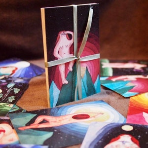 Set di cartoline degli Arcani Maggiori dei Tarocchi