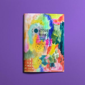 Contouring creative book - reversed coloring book
