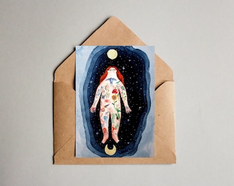 XXI the World Post Card (A6)