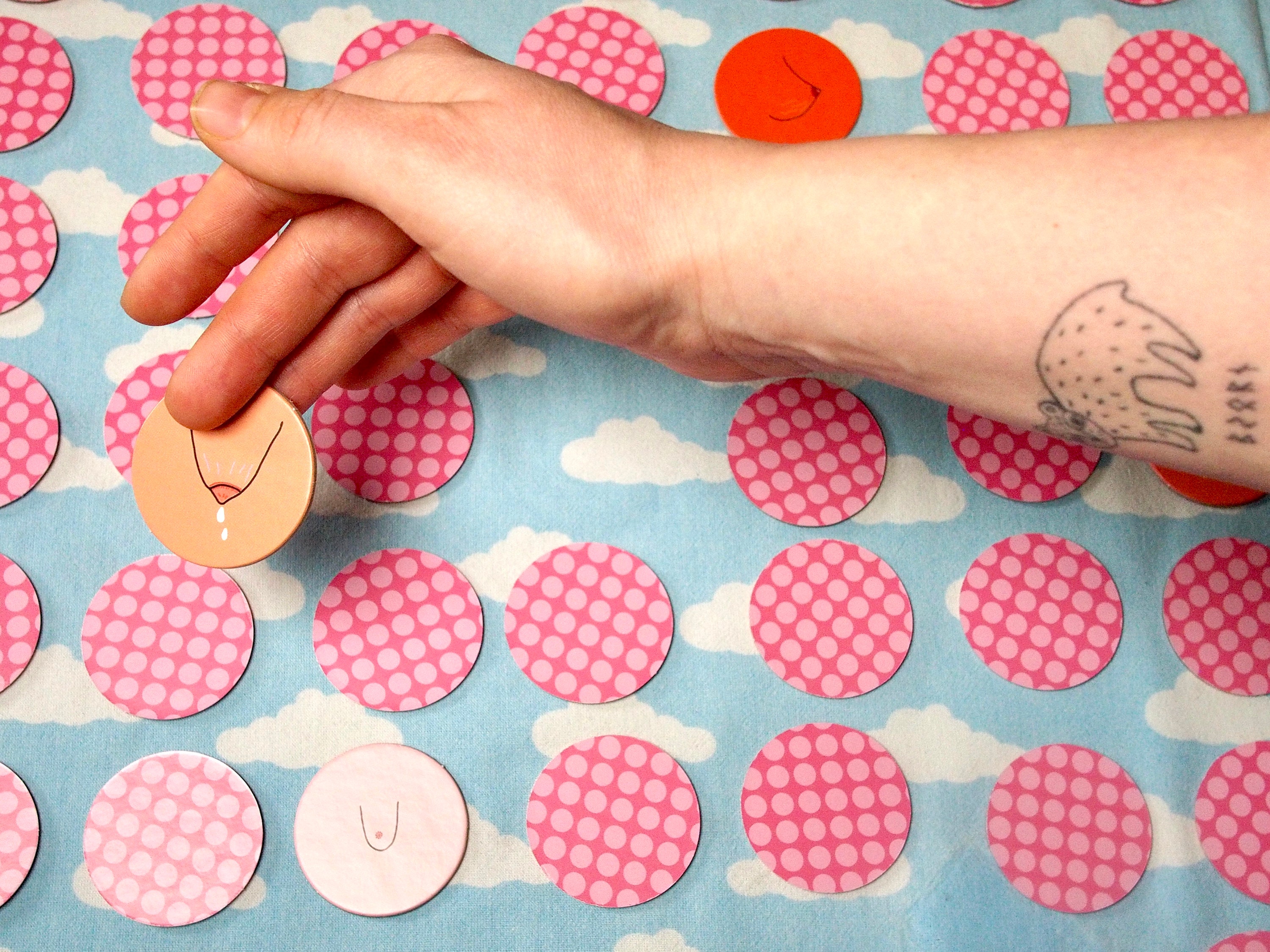 Boob Memory Board Game Etsy