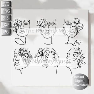 Line Art Svg, Png, Dxf, Jpg, Eps, Line art Woman, Boho Minimalist, Instant Digital Download, Printable Art, Cut File , Sublimation,