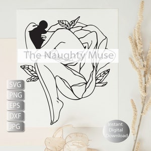 Floral woman Line art Svg, Png, Eps, Dxf, |Minimalist Woman svg png eps dxf |Line Art Woman Eps, Svg Png Dxf Instant Download
