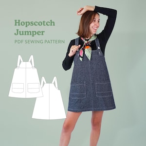 Hopscotch-tröja - PDF-sömnadsmönster
