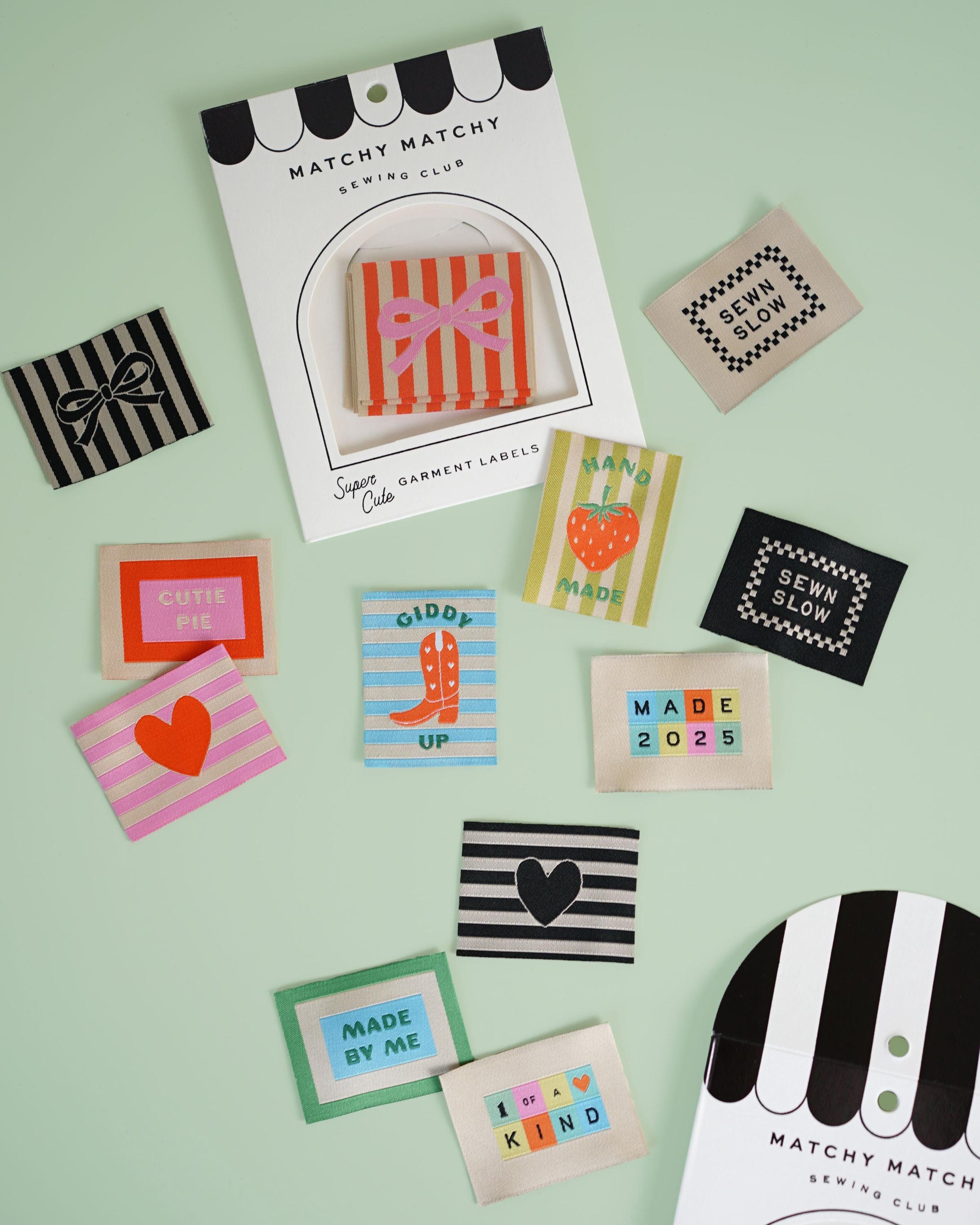 Slow Labels Sewn Slow Black Large Garment Labels - Etsy