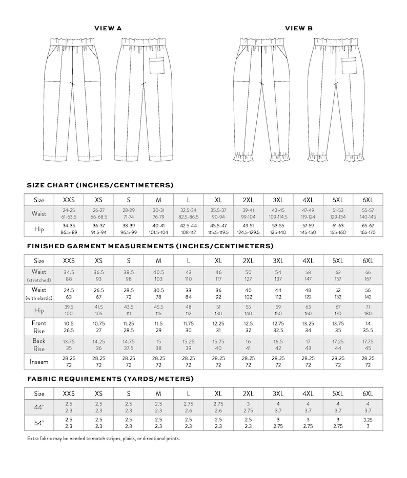 Pantalon de jeu à encastrer Patron de couture PDF image 10