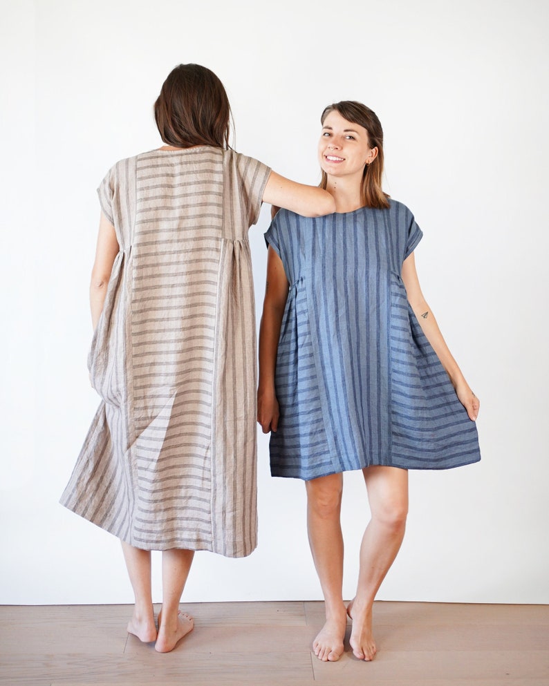 Collage Gather Dress Dress PDF Sewing Pattern image 2