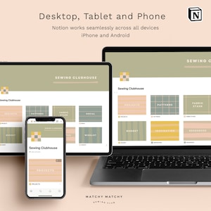 Sewing Clubhouse Notion Template Organize your sewing in a snap image 8