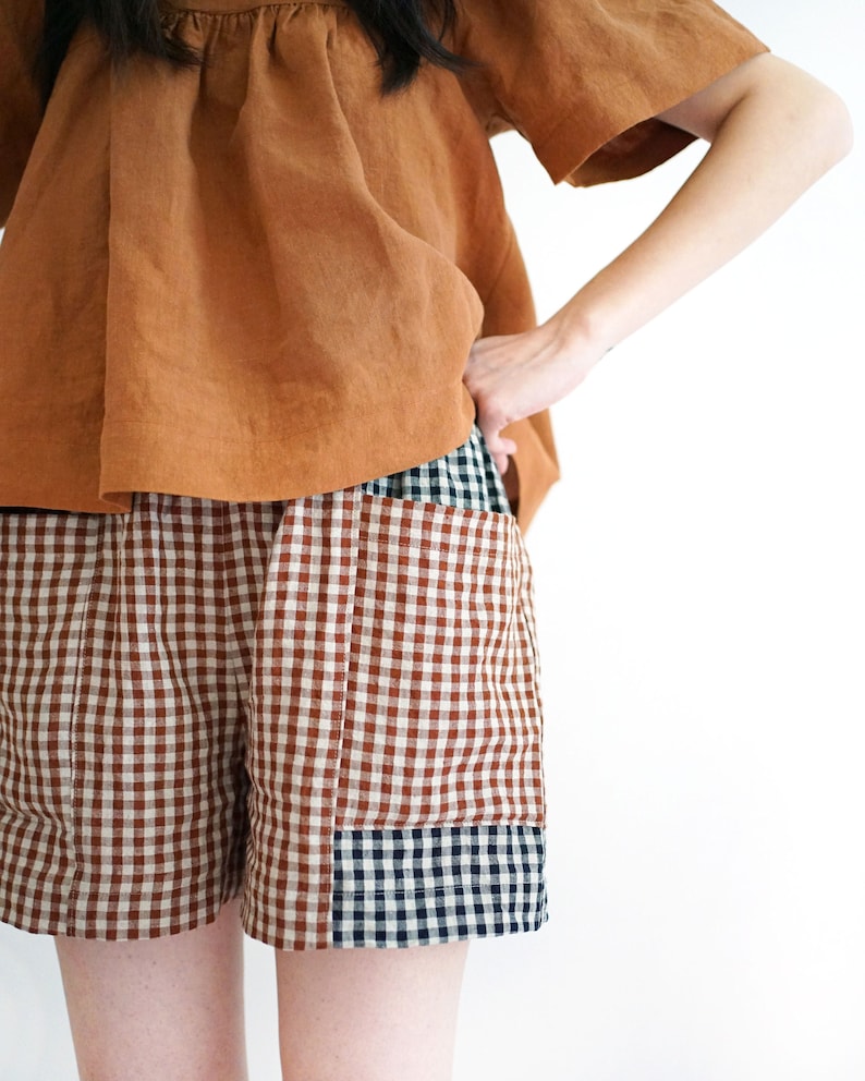 Weekend Chore Shorts PDF Sewing Pattern image 1