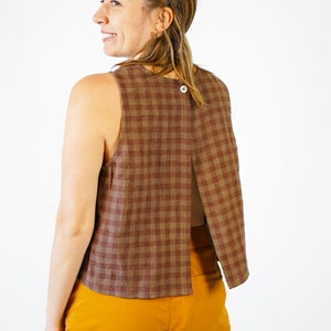 Open Back Smock Top - PDF Sewing Pattern