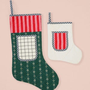 Quilted Pocket Stocking - PDF Sewing Pattern - Etsy