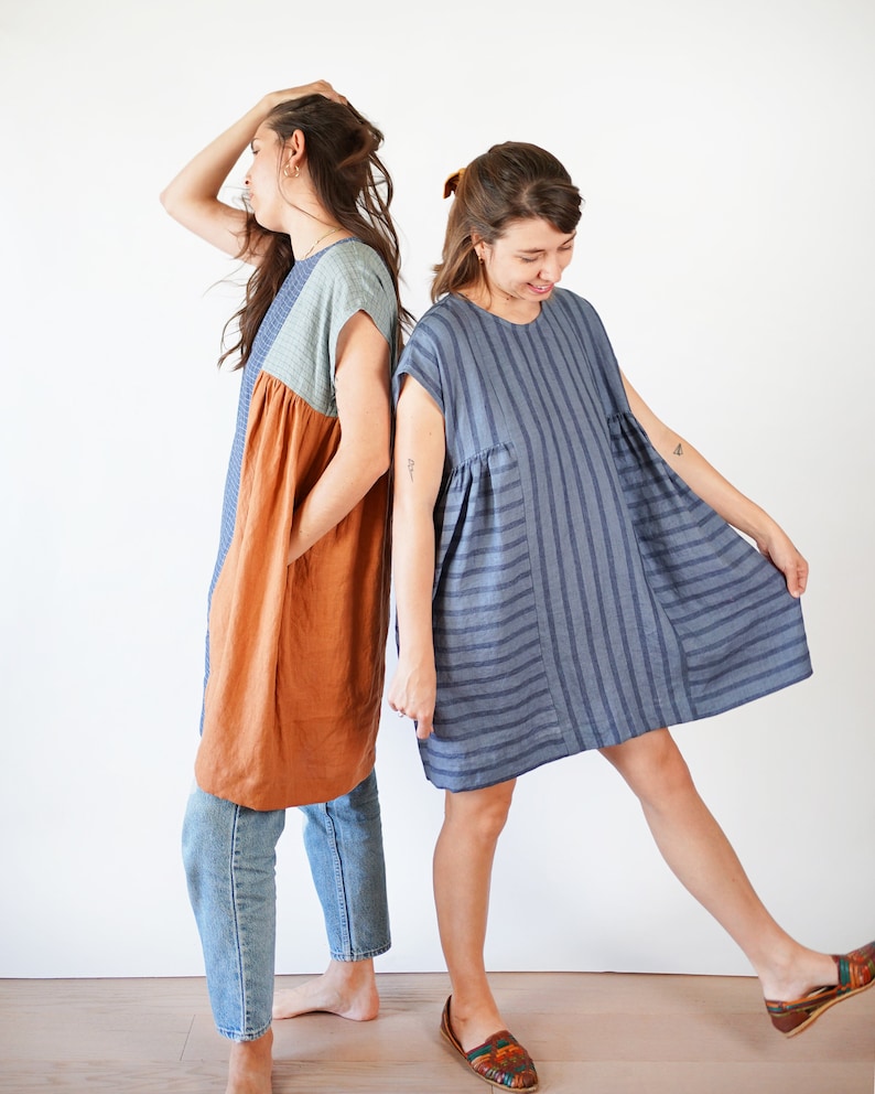 Collage Gather Dress Dress PDF Sewing Pattern image 9