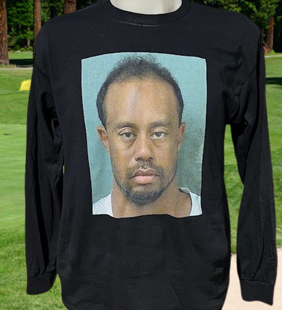 Tiger Woods Mugshot Shirt Tiger Woods 