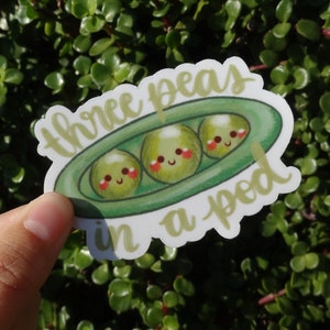 Three Peas in a Pod Sticker