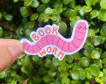 Book Worm Sticker