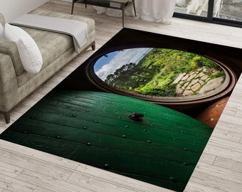 Alfombra de Lords of The Ring, alfombra decorativa para el hogar, alfombra de área, alfombra de película, alfombras modernas, alfombra para sala de estar, alfombra antideslizante, alfombra de chenilla, alfombra de 3x5