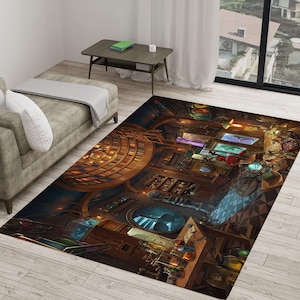 Lords of The Ring Rug, Home Decor Rug, Area Rug, Movie Rug,  Modern Rugs, Rug For Living Room, Anti Slip Carpet, Chenille Rug, 3x5 Rug