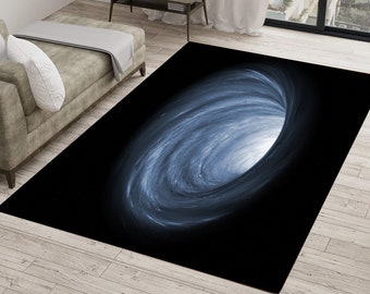 Black Hole Rug, Vortex Rug, Home Decor Rugs, Popular Rug, Area Rug, Themed Rug,  Modern Rugs, Boy Room Rug, 3x5 Rug, Space Rugs