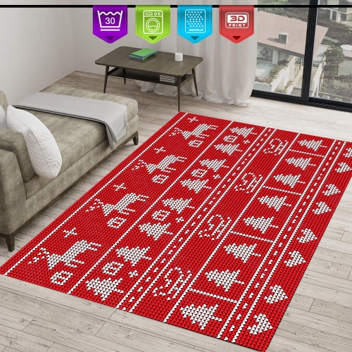 Christmas Rug,Perfect Christmas Gift,Christmas Decor,Better Christmas,Santa,Merry Christmas Rug,Modern Rug,Home Decor Rug,Popular,Cool Rug
