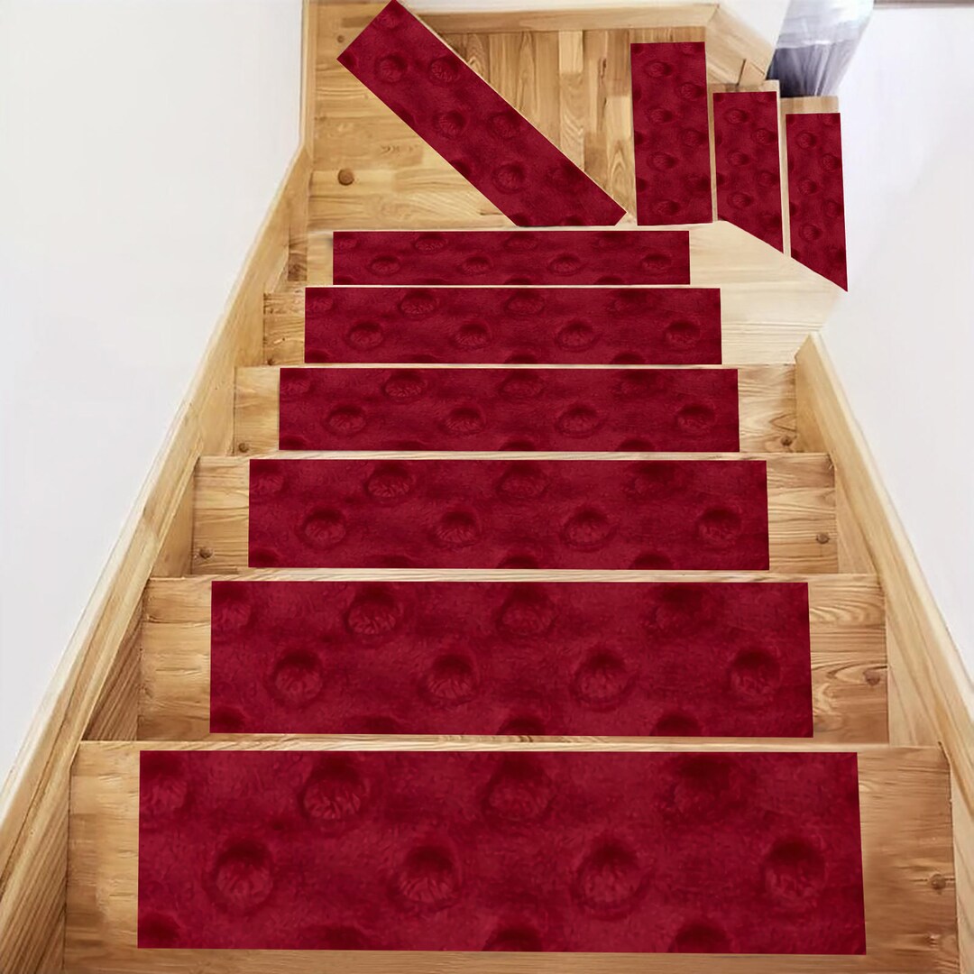 Stair Mat,red Stair Rug,print Pattern Rug,stair Tread Rug,non Slip,the