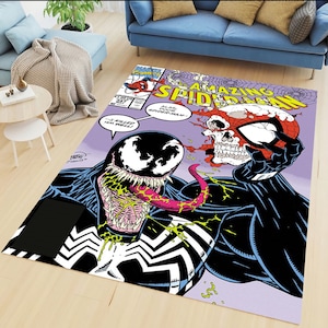 Spider-Man Rug,Magazine Cover,Legendary Hero,Comic Book,Cartoon Cover Rug,Avengers Rug,Chield Rug,Venom Rug,Superhero Rug,Movie Rug,347 May
