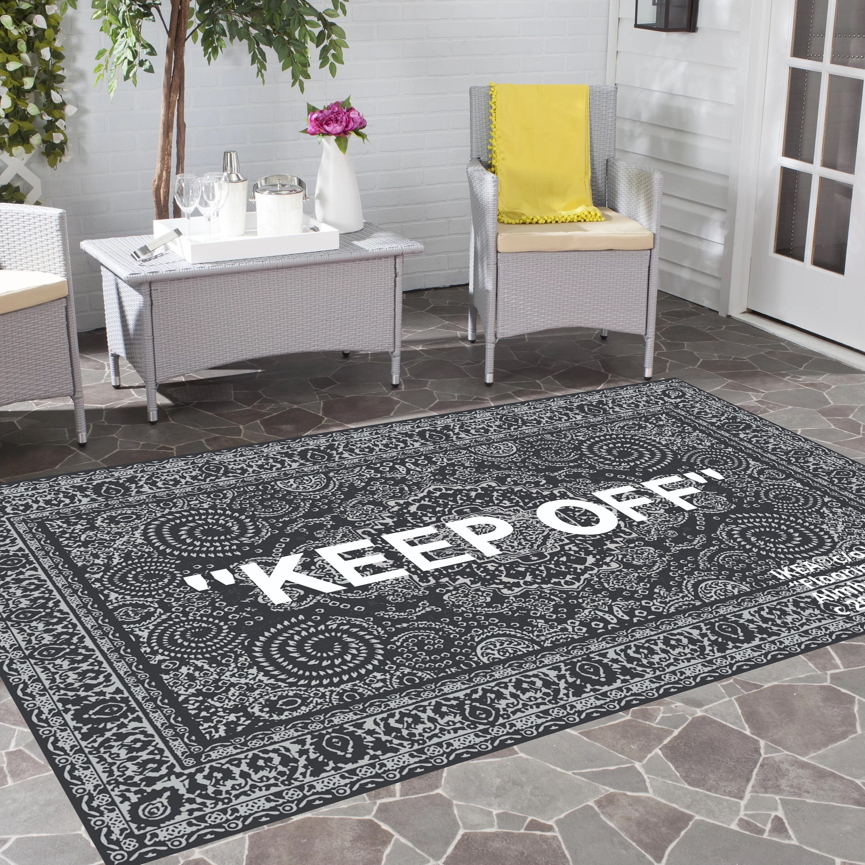 CreativeDrugStore × Wasted Youth Rug mat Wasted Rug - Etsy