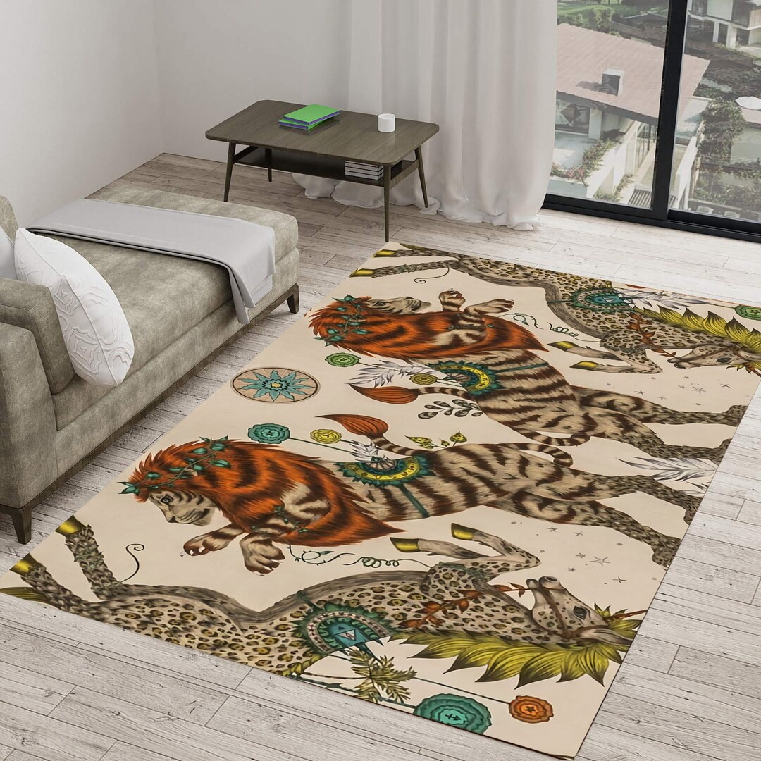 Digital Rug Dijital Art Rug, Horse-twins-mirror-home Decor Rug, Area Rug, Movie Rug ...